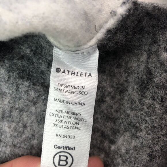 Athleta Transit Colorblock Turtleneck Merino Wool Sweater XS Cozy Cabincore - Picture 5 of 12